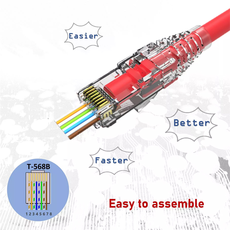 Đầu bấm mạng xuyên thấu cat6 chính hãng NoVa cao cấp  CC-01-00178